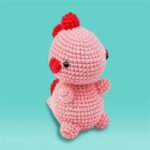 PINK DINOSAUR CROCHET KIT