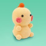 YELLOW DINOSAUR CROCHET KIT